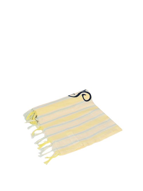 Telo mare Foutas light in cotone a righe Giallo Mc2 Saint Barth | FOUL00202600L